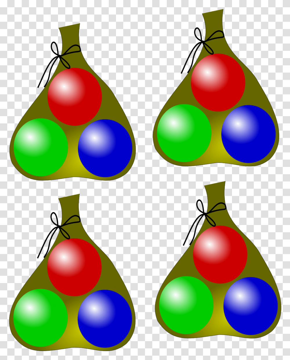 Bag Of 3 Marbles, Tree, Plant, Ornament, Christmas Tree Transparent Png