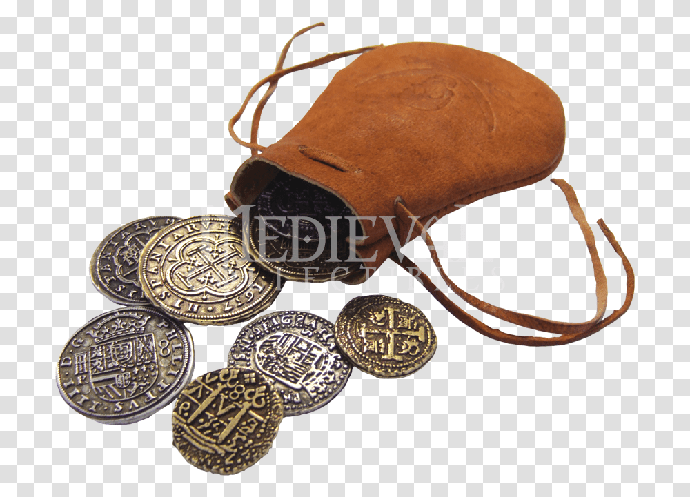 Bag Of Coins Clipart Pieces Of Eight Clip Art, Money, Wristwatch, Weapon, Weaponry Transparent Png
