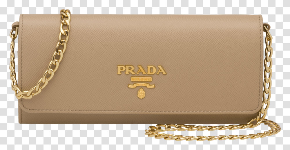 Bag Of Gold Prada Wallet, Skin, Electronics, Purse, Handbag Transparent Png