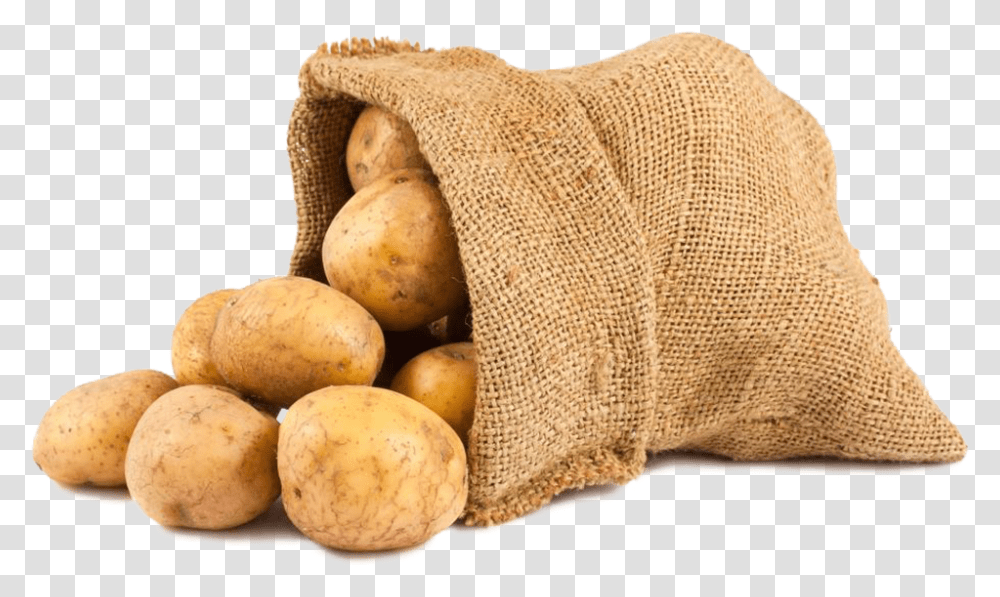 Bag Of Potatoes, Plant, Vegetable, Food, Sack Transparent Png