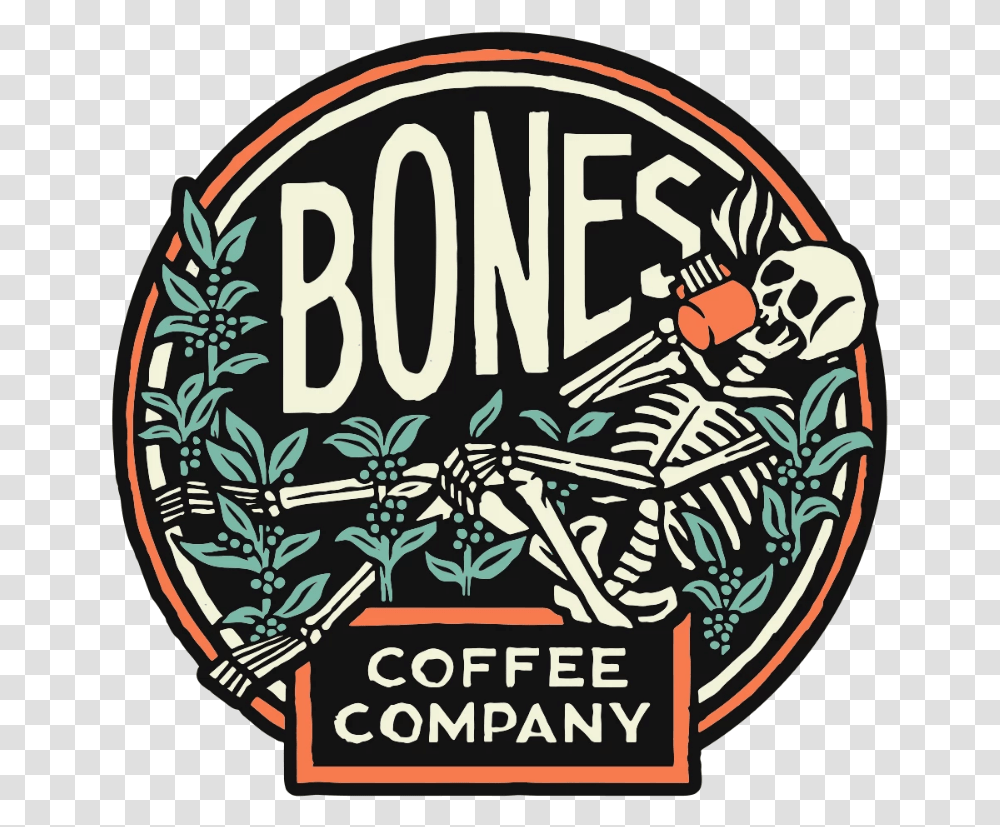 Bag Sample Pack Bones Coffee Company, Logo, Symbol, Trademark, Emblem Transparent Png
