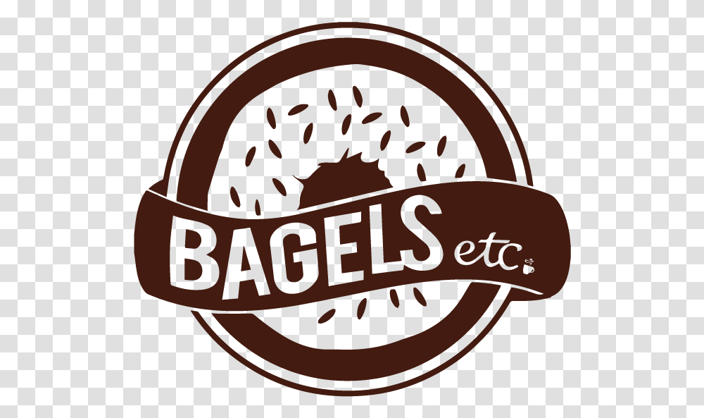 Bagel And Cream Cheese Clipart, Label, Word, Logo Transparent Png