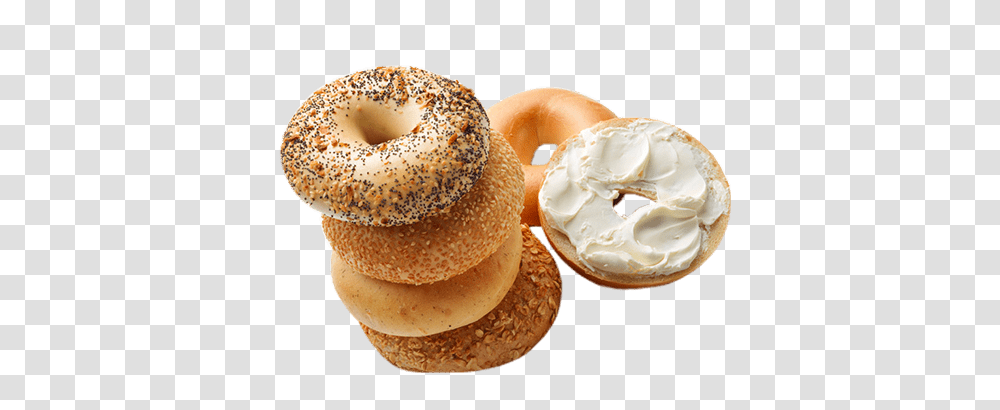 Bagel, Food, Bread, Fungus, Ice Cream Transparent Png