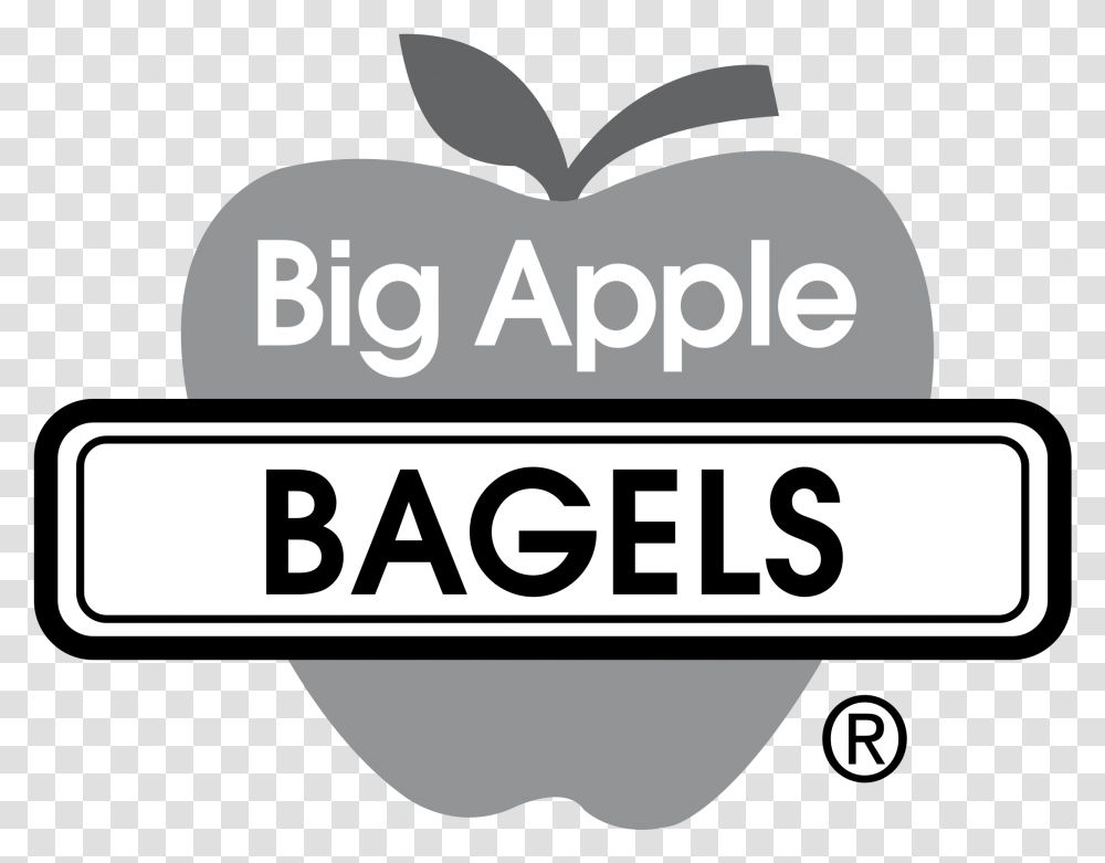 Bagels 01 Logo Big Apple Bagels, Label, Plant Transparent Png