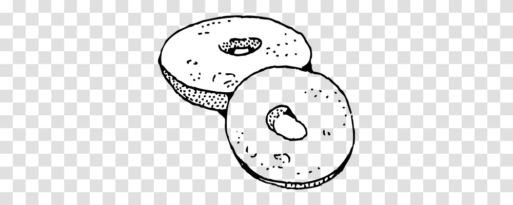 Bagels Food, Meal, Dish, Label Transparent Png