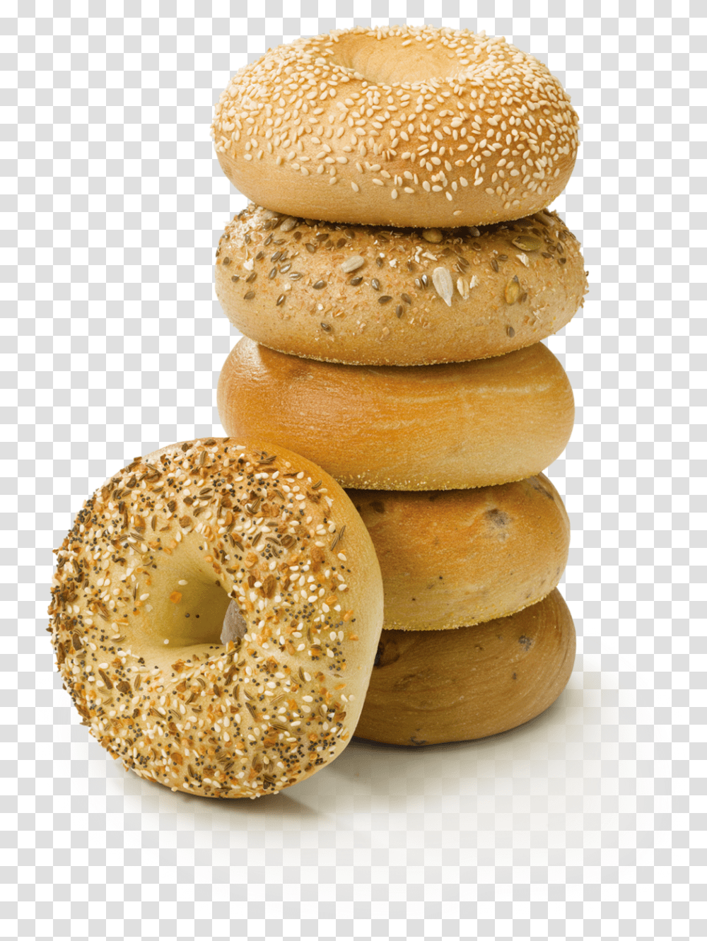 Bagels, Bread, Food, Bun Transparent Png