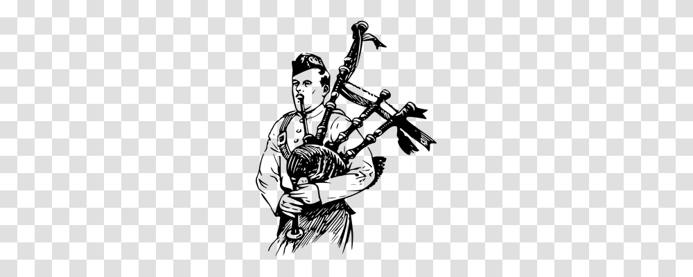Bagpipes Person, Gray, World Of Warcraft Transparent Png