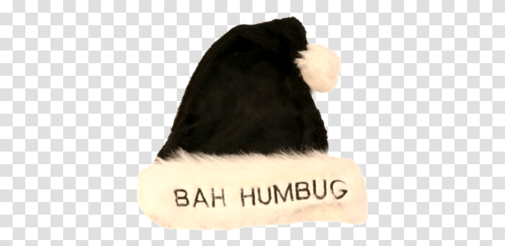 Bah Humbug Santa Hat Beanie, Animal, Mammal, Fur, Clothing Transparent Png