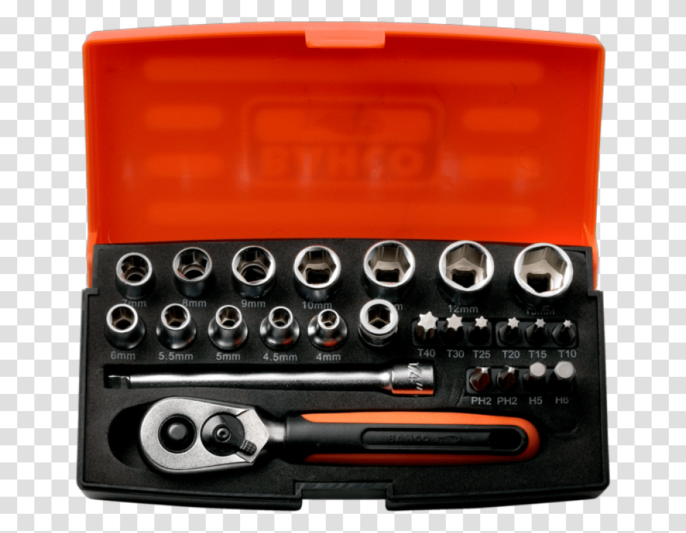 Bahco Socket Set 14 Bahco, Tool, Machine, Electrical Device, Electronics Transparent Png