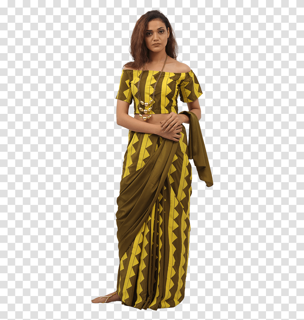 Bahubali 2 Olive Triad Blouse Pants Amp Saree, Apparel, Sari, Silk Transparent Png