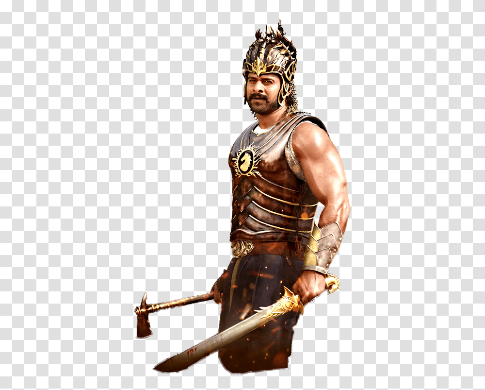 Bahubali, Person, Face, Costume Transparent Png