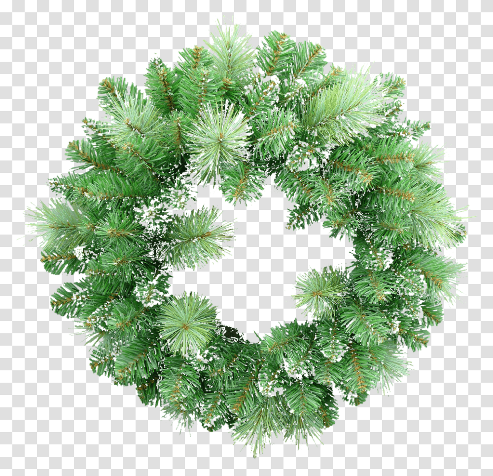 Bailey Pine Wreath Christmas Day, Potted Plant, Vase, Jar, Pottery Transparent Png