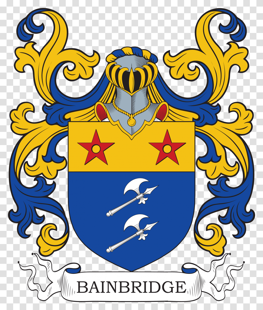 Bainbridge Coat Of Arms Meanings And Family Crest Artwork Llewellyn Coat Of Arms, Symbol, Emblem, Logo, Trademark Transparent Png