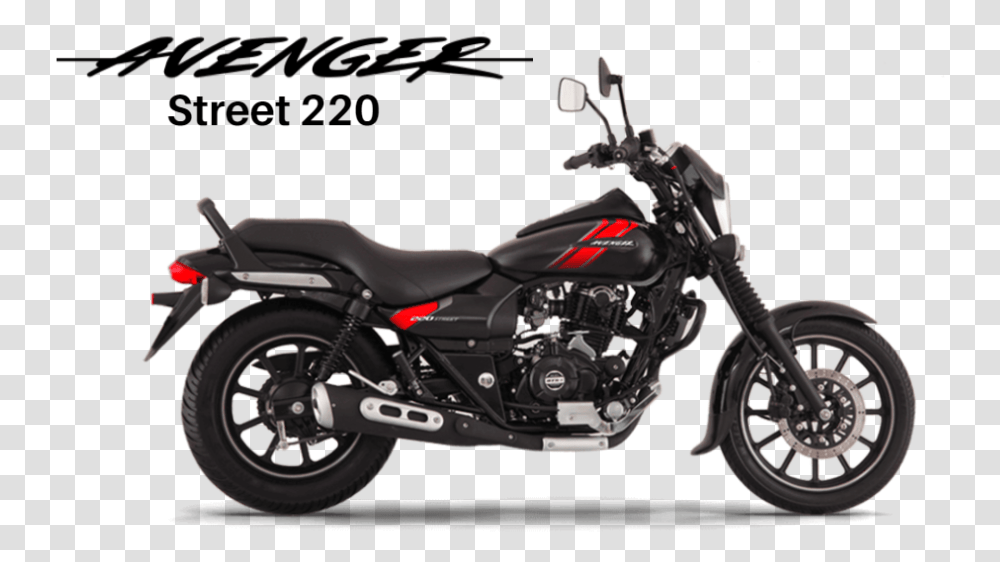 Bajaj Avenger 220 Street Hd, Motorcycle, Vehicle, Transportation, Wheel Transparent Png