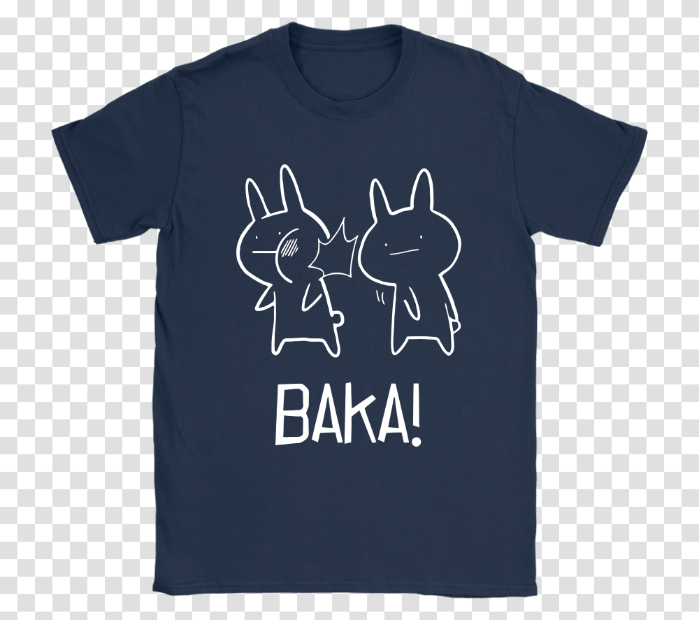 Baka For True Otakus Anime Fans Cute Bunnies Shirts Shirt, Apparel, T-Shirt, Word Transparent Png
