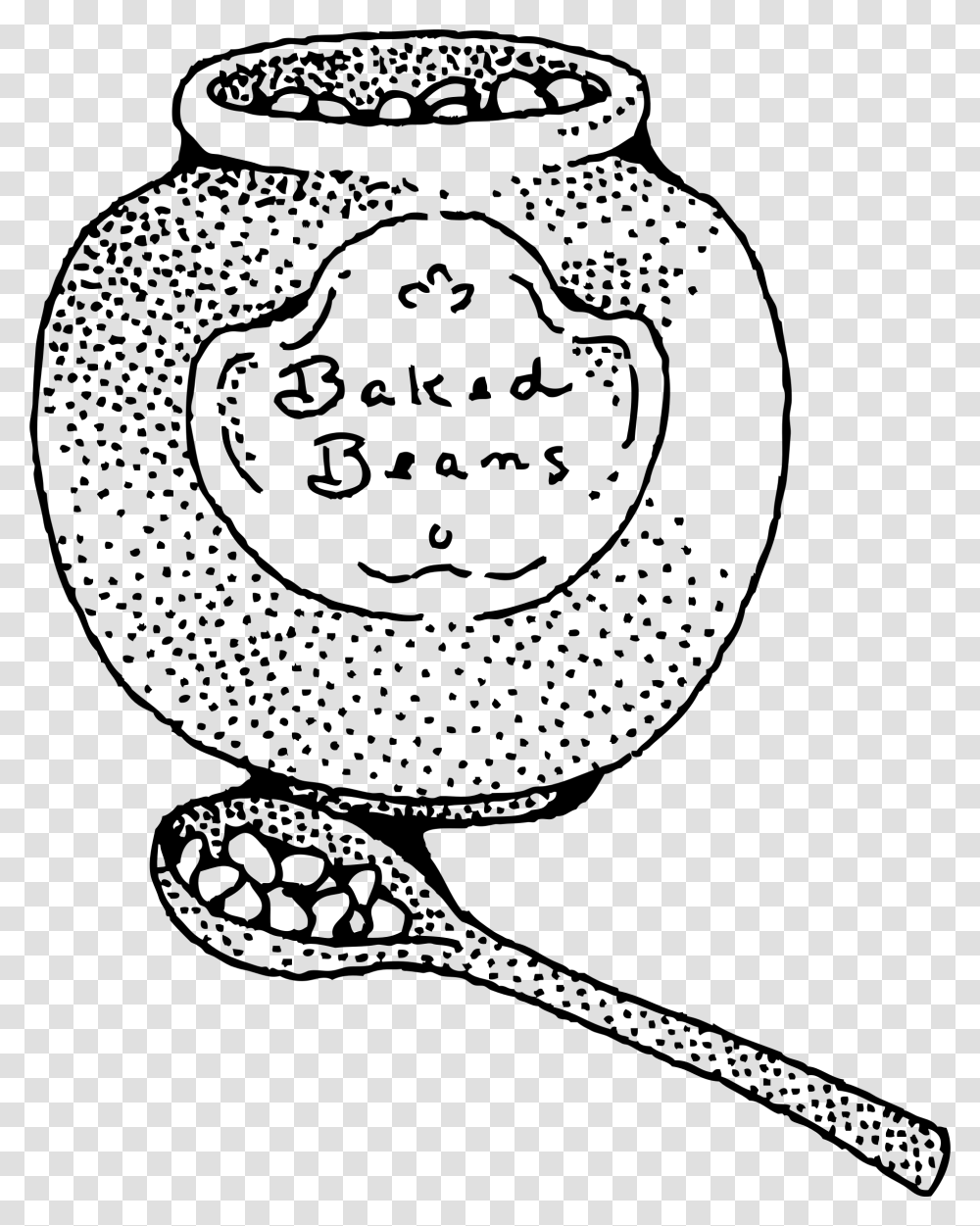 Baked Beans Clip Arts Baked Beans Clip Art Black And White, Gray, World Of Warcraft Transparent Png