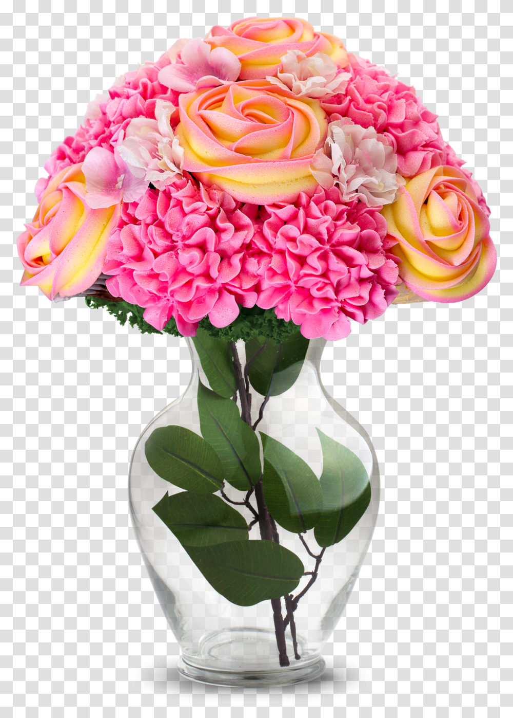 Baked Bouquet Flower & Cupcake Bouquets For Delivery Evening Gown Baked Bouquet Transparent Png