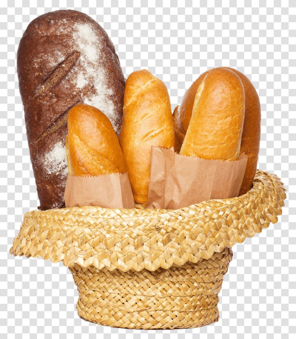 Baked Bread Assorted Bread Basket Transparent Png