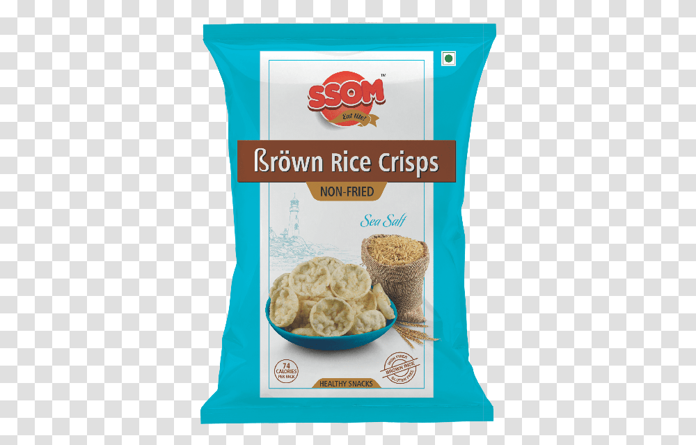 Baked Brown Rice Crisps Healthy And Diet Snacks Ssom Brown Rice Crisps Mumbai Masala, Food, Plant, Bread, Ice Cream Transparent Png