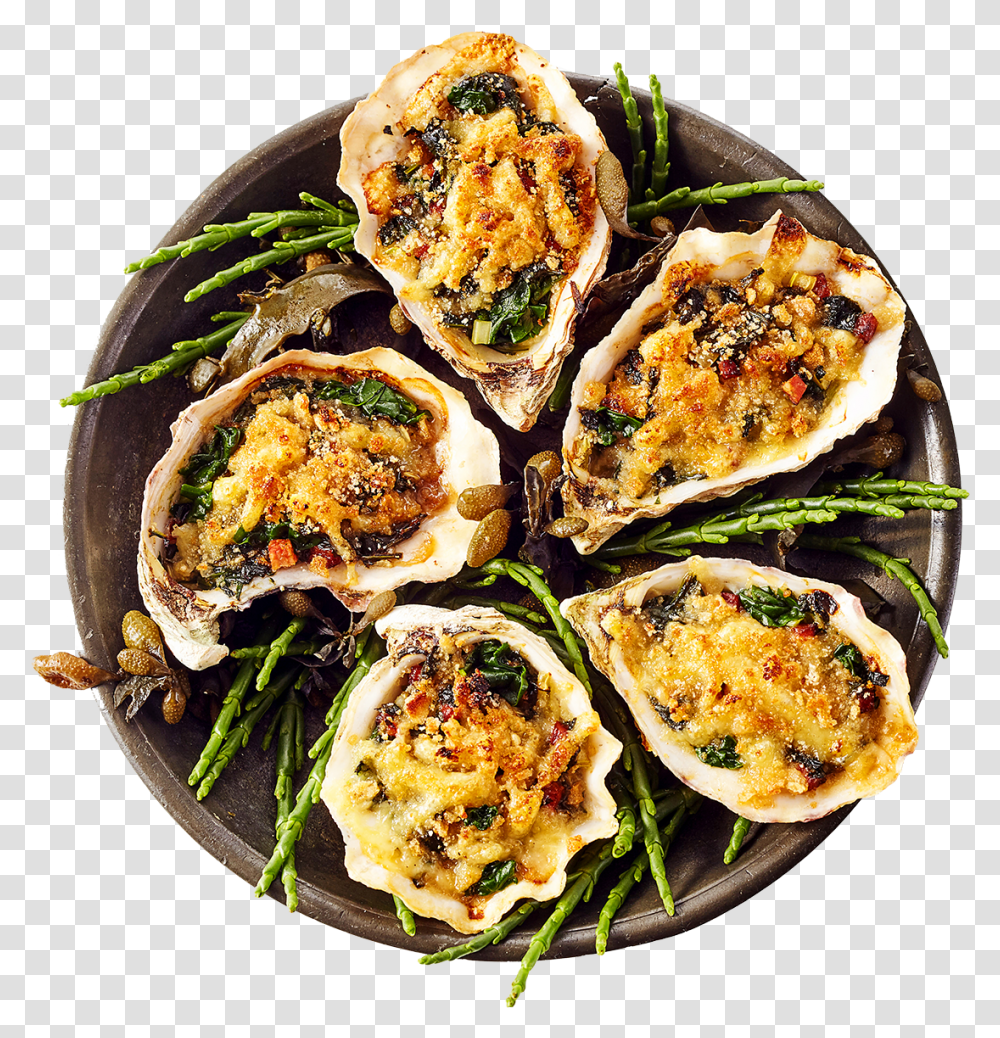 Baked Oysters Baked Oyster, Sea Life, Animal, Invertebrate, Seashell Transparent Png