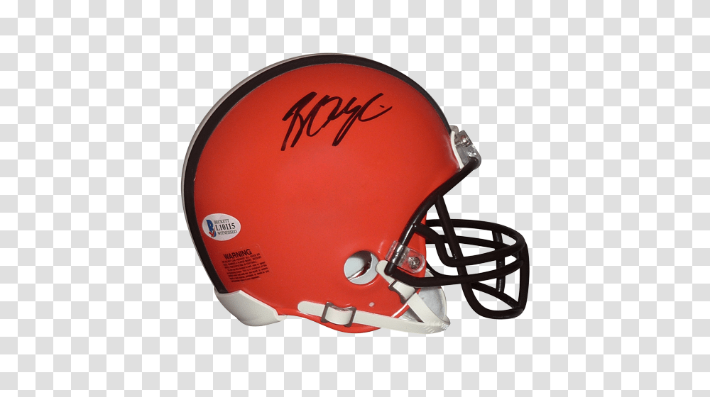 Baker Mayfield Autographed Cleveland Browns Mini Helmet, Apparel, Football Helmet, American Football Transparent Png