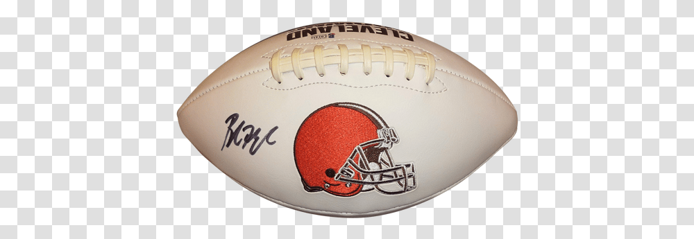Baker Mayfield Autographed Cleveland Cleveland Browns, Ball, Sport, Sports, Rugby Ball Transparent Png