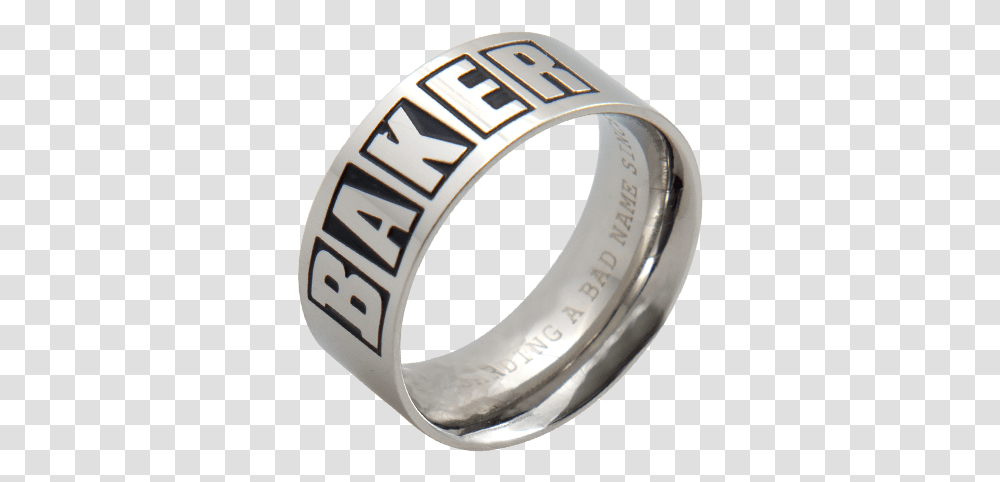 Baker Ring Silver Titanium Ring, Accessories, Accessory, Jewelry, Wristwatch Transparent Png