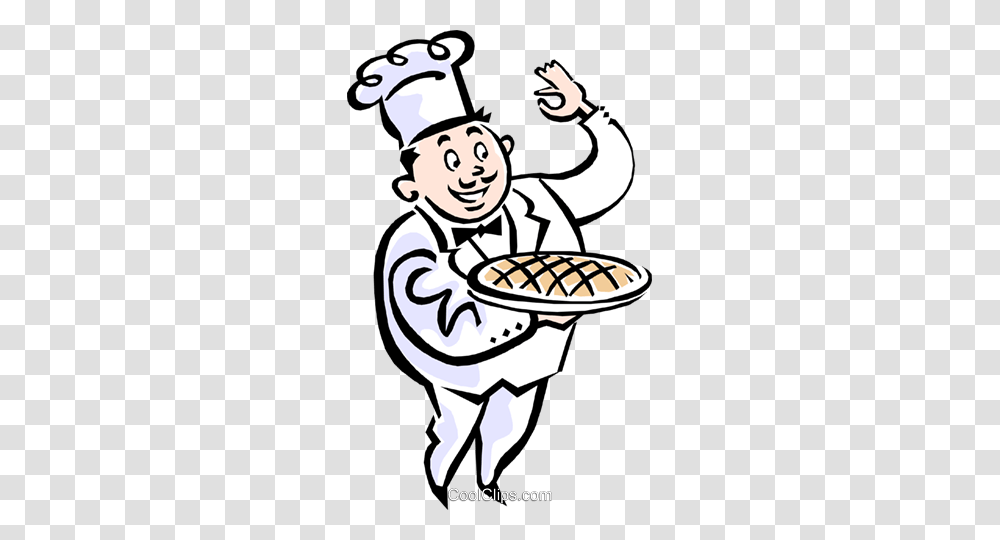 Baker Royalty Free Vector Clip Art Illustration, Chef, Waiter Transparent Png