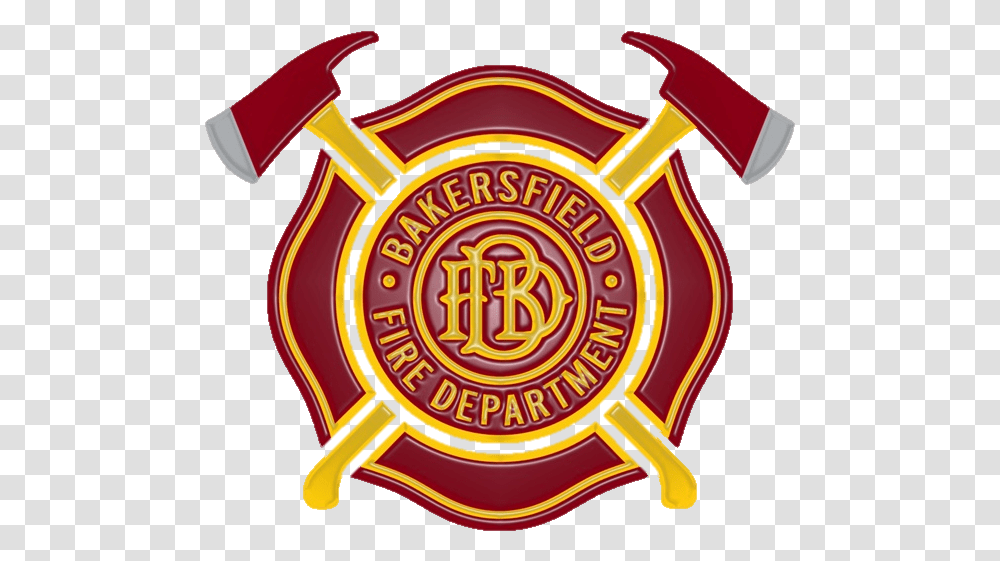 Bakersfield Fire, Logo, Trademark, Badge Transparent Png
