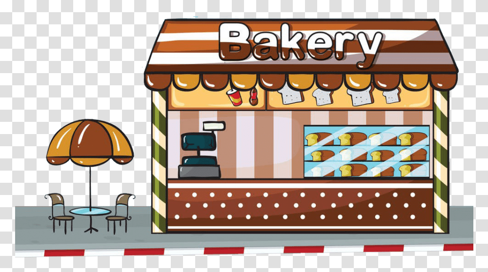 Bakery Cake Clip Art Donut Shop, Scoreboard, Outdoors, Housing Transparent Png