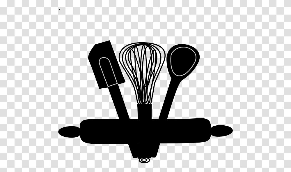 Bakery Clip Art At Clker Baking Utensils Clipart Black And White, Appliance, Mixer Transparent Png
