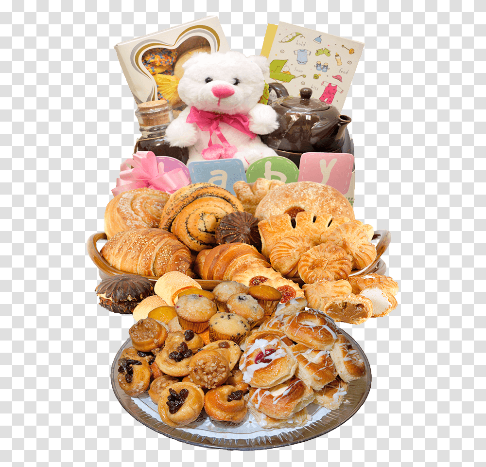 Bakery Items Baked Goods, Teddy Bear, Toy, Shop, Food Transparent Png