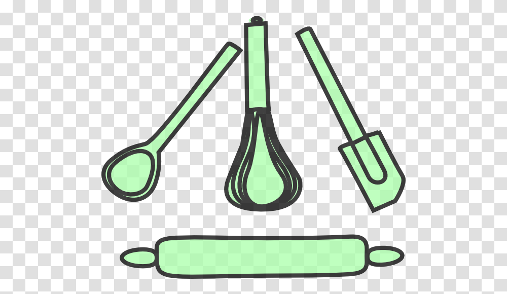 Bakery Utensils Pastel Green Clip Art, Shovel, Tool, Scissors, Blade Transparent Png