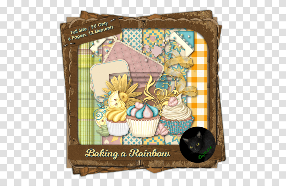 Baking A Rainbow Mini Kit, Pillow, Cushion, Doodle Transparent Png