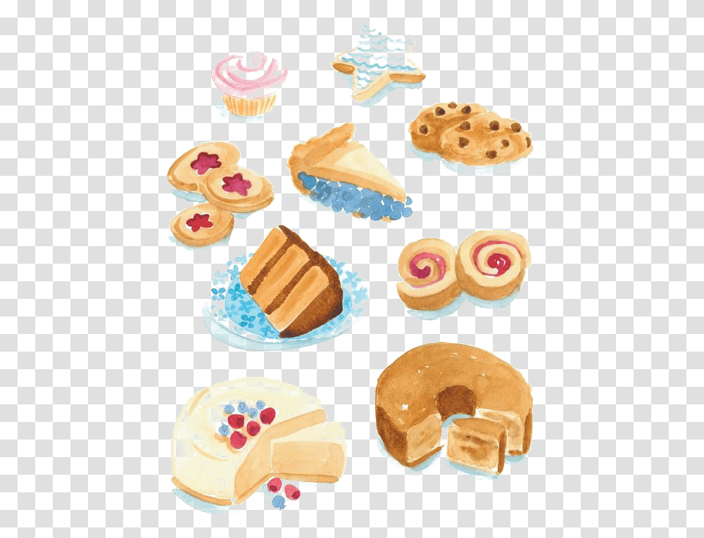 Baking Clipart Dessert Clipart, Sweets, Food, Birthday Cake, Bread Transparent Png