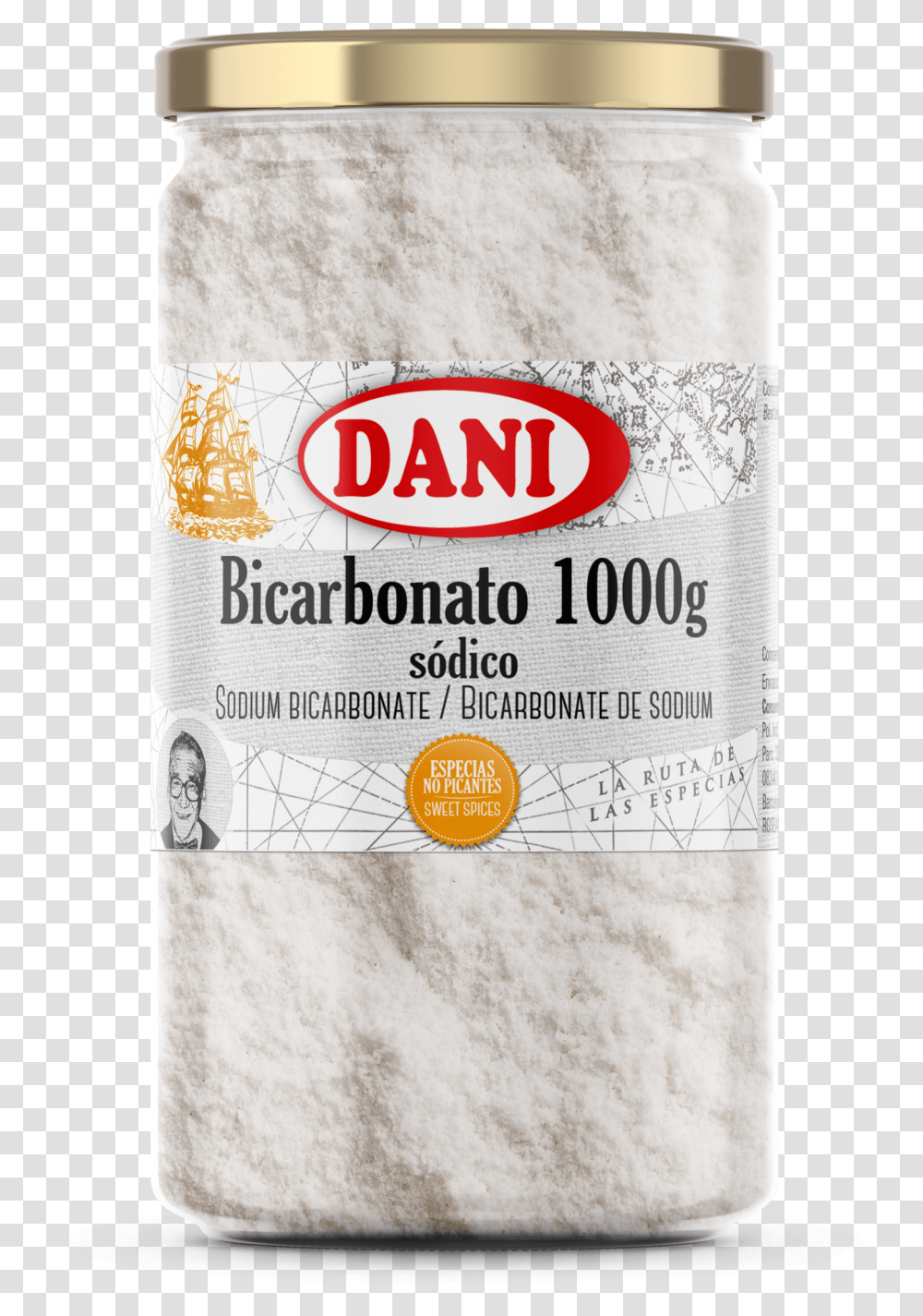 Baking Soda 1000g Conservas Dani, Flour, Powder, Food, Person Transparent Png