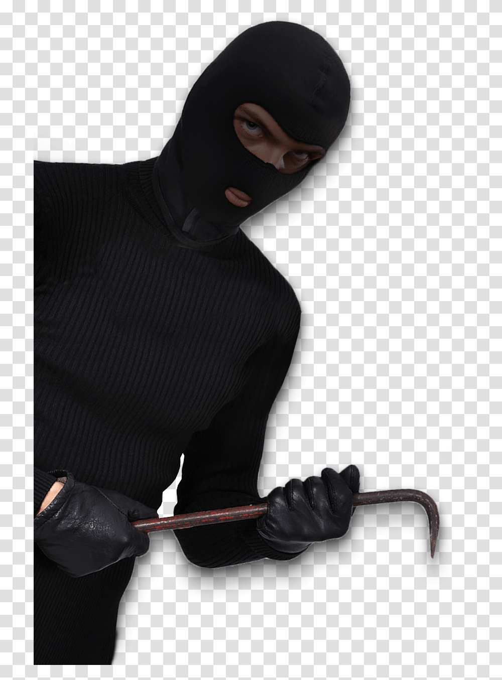 Balaclava Mask Robber, Ninja, Person Transparent Png