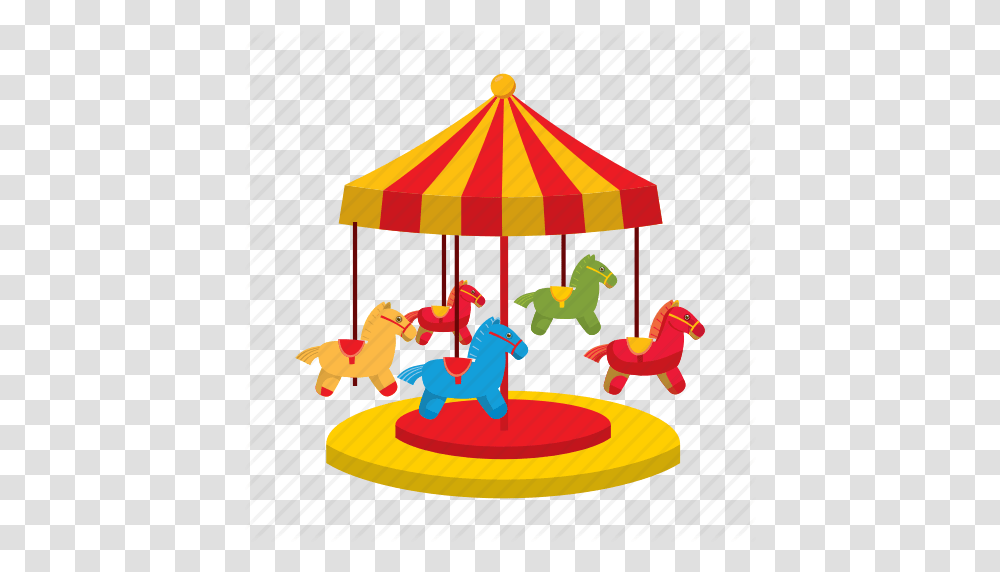 Balance Carousel Cartoon Childhood Fun Horses Park Icon, Toy, Amusement Park, Theme Park Transparent Png