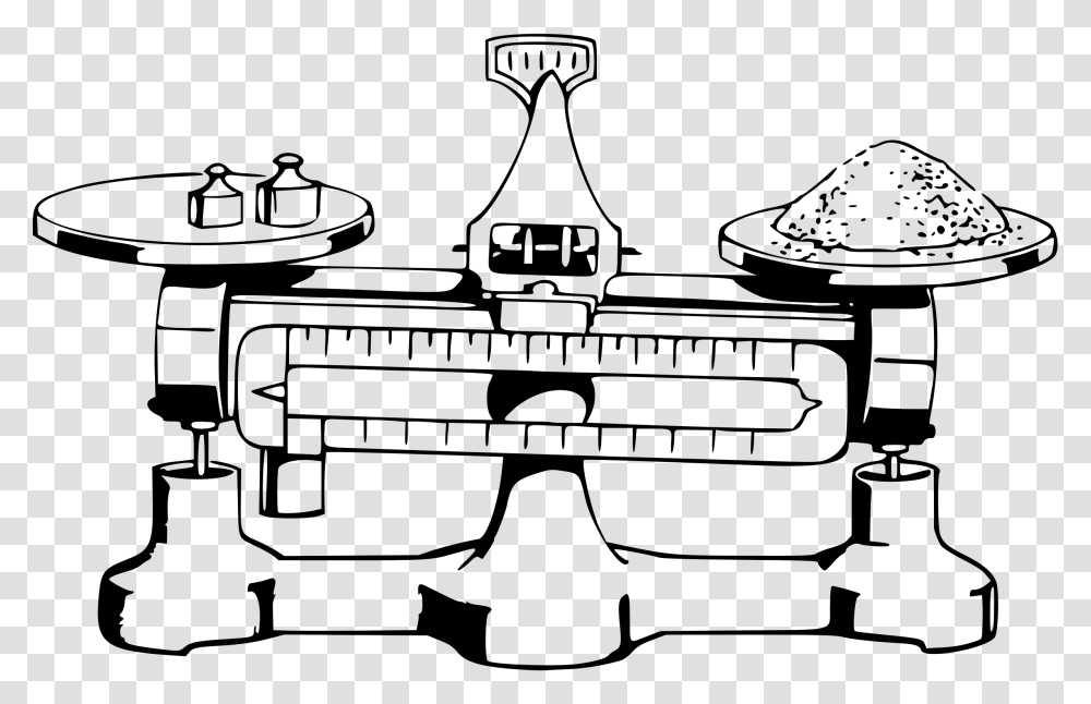 Balance Clipart Science Clip Art Scale Balance Black And White, Gray, World Of Warcraft Transparent Png