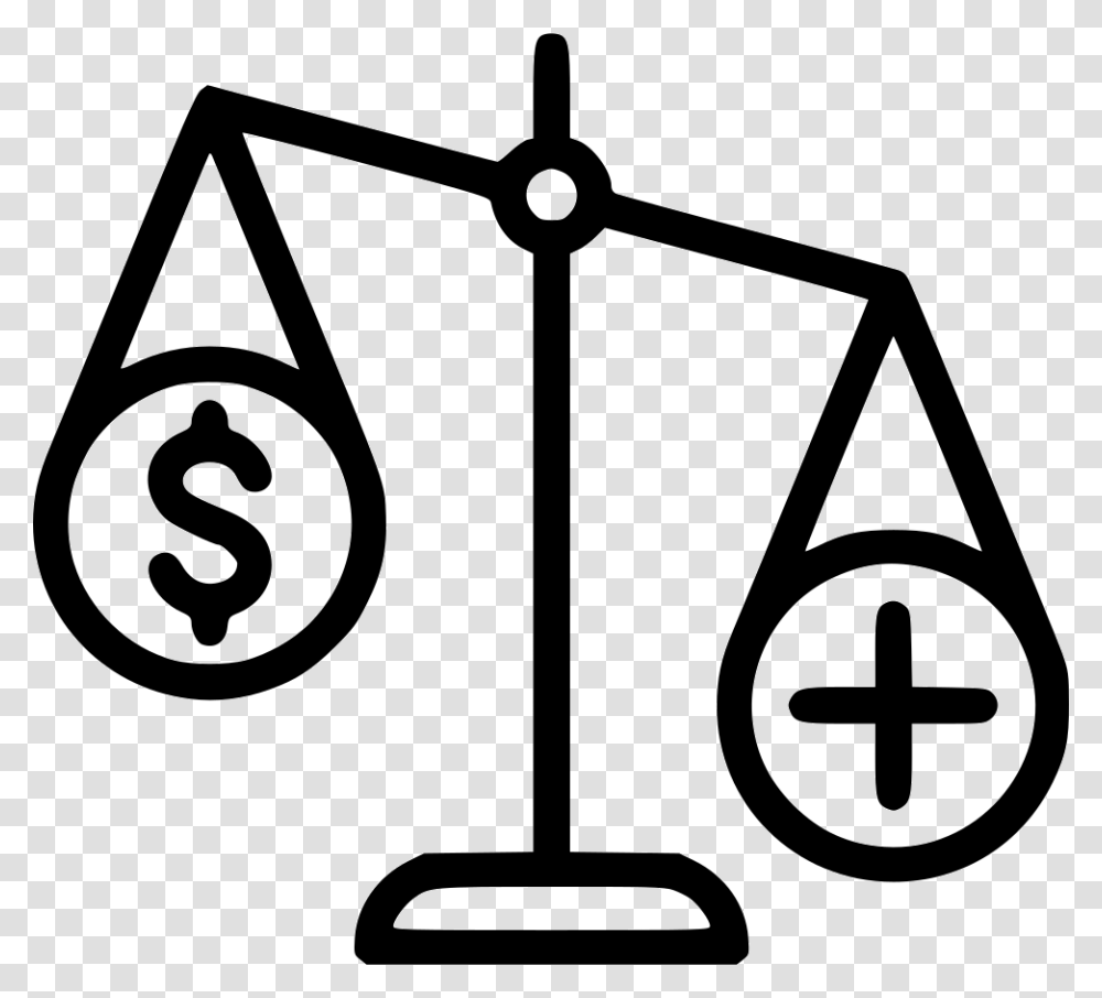 Balance Scales Health Care Money Important Strengths And Weaknesses Clipart, Number, Cross Transparent Png