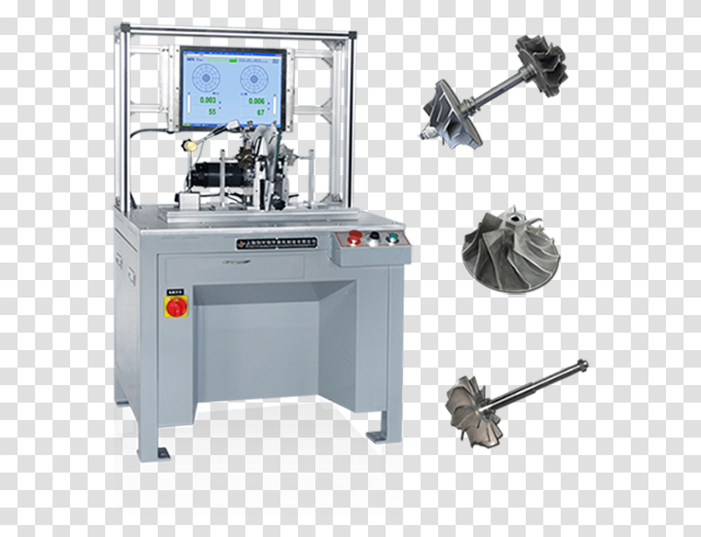 Balancing Machine Specially For Turbo Rotor Dynamic Balancing Machine, Lathe Transparent Png