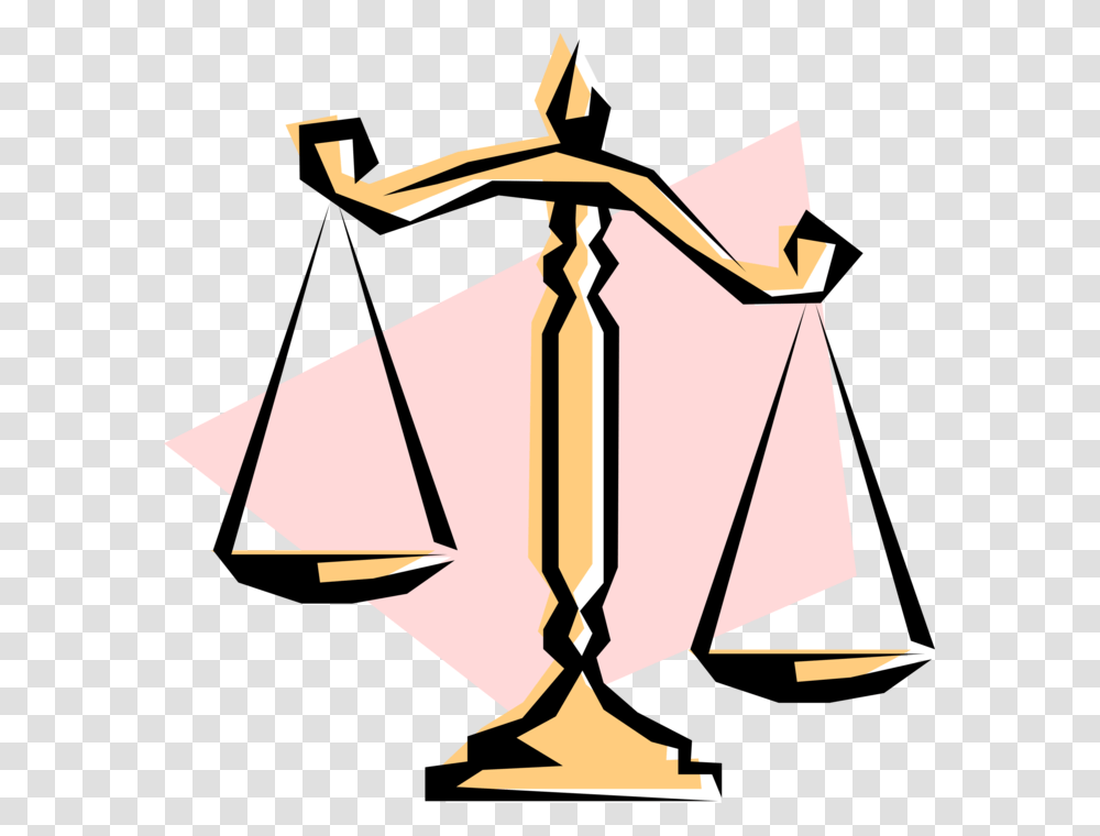 Balancing Scales Clipart Good Or Bad Investment, Lamp, Cross, Weapon Transparent Png