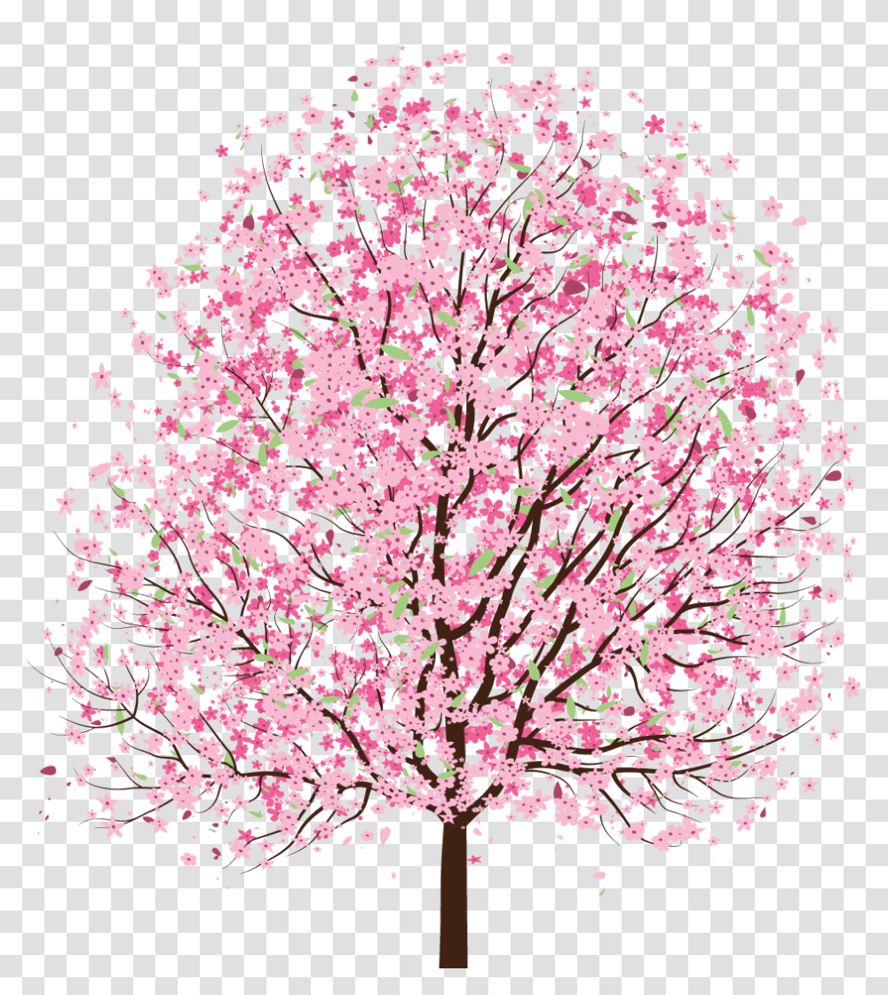 Balcony With Flowers Japanese Cherry Blossom Tree, Plant Transparent Png