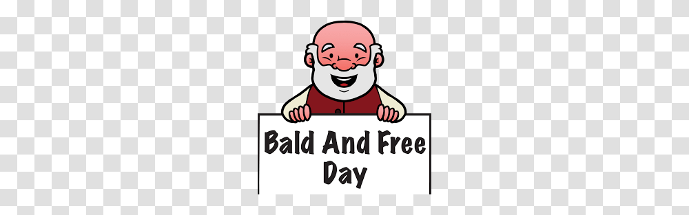 Bald And Free Day, Face, Word, Performer Transparent Png