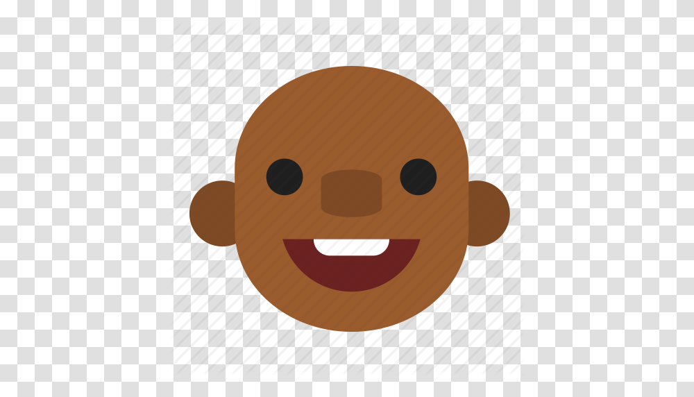 Bald Black Face Guy Head Male Man Icon, Pac Man, Outdoors, Super Mario Transparent Png