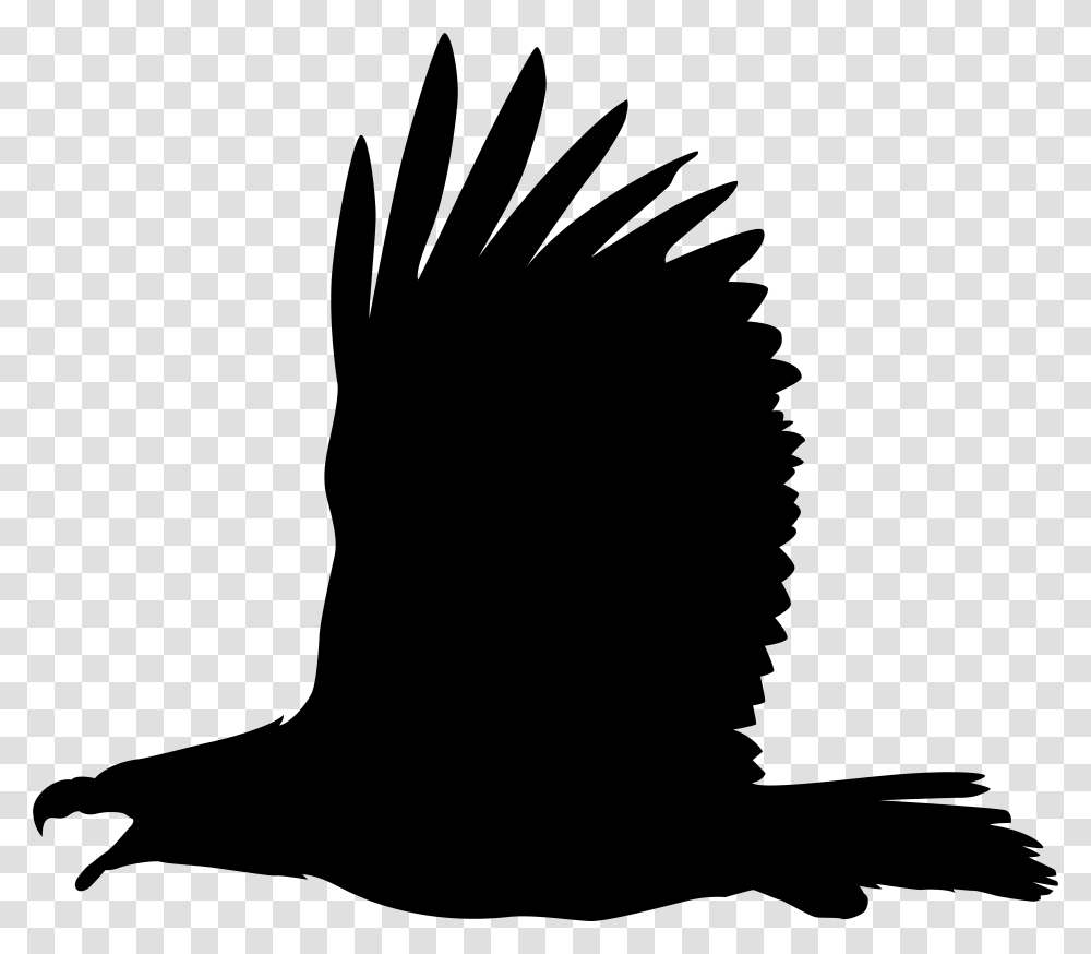 Bald Eagle Silhouette Clip Art, Gray, World Of Warcraft Transparent Png