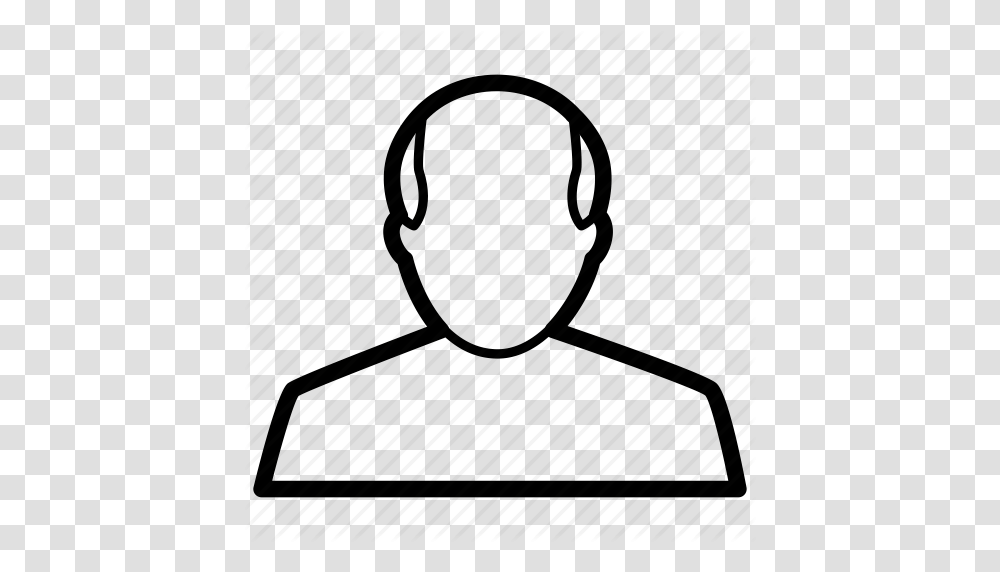 Bald Hairless Head Inherited Male Person Icon, Cushion, Headrest Transparent Png