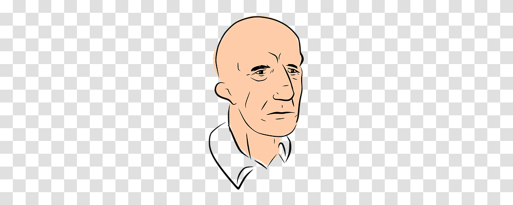 Bald Head Person, Face, Jaw, Skin Transparent Png