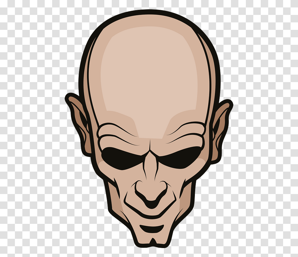 Bald Head Clipart Free Download Creazilla Bald Head Cartoon, Face, Mask, Pillow, Cushion Transparent Png