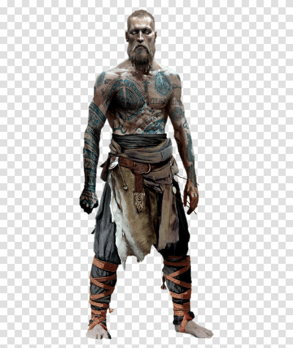 Baldur God Of War, Skin, Tattoo, Person, Human Transparent Png